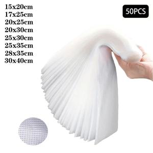 프리미엄 진공 실러 가방 50개, 식품 신선도 및 보관, 재사용 가능, BPA 프리 진공 실러 보관 가방, 주방 정리함