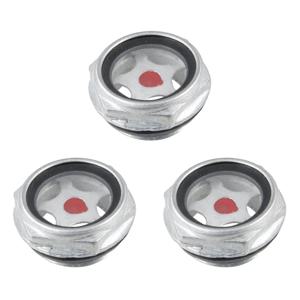 【핫 케이크】3Pcs 26Mm 수나사 금속 공기 압축기 오일 레벨 시력 유리