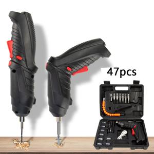 3.6V 스크루 드라이버 키트 충전식 리튬 배터리 무선 전기 스크루 드라이버 드릴 키트 접이식 가정용 전동 공구