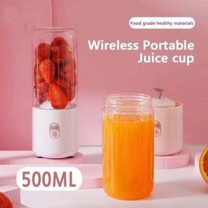 Xiaomi 미니 Juicer 밀크 쉐이크 컵 소형 휴대용 전기 무선 Juicer 홈 Usb 충전식 6 블레이드 과일 주스 블렌더