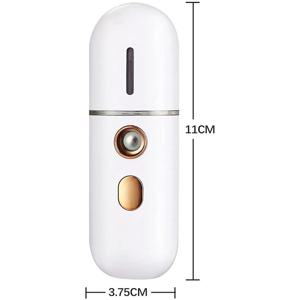 AA91 휴대용 페이셜 스티머, 미니 USB 페이셜 가습기, 나노 페이셜 스프레이어, 핸디 페이스 스티머 미스트 스프레이 기계