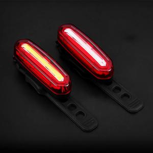 AA91 USB 충전식 자전거 테일 라이트 LED 경고 자전거 후면 조명 IPX6 헬멧 방수