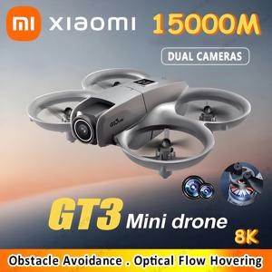 샤오미 드론 GT3 GPS 8K 프로페셔널 HD 180 °   듀얼 카메라 5G WIFI 브러시리스 모터 장애물 회피 FPV 접이식 쿼드콥터 장난감