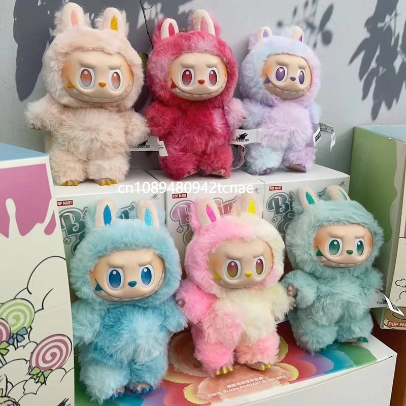 고품질 Labubu V3 Labubu 블라인드 박스 몬스터 미스터리 박스 Kawaii Lububu 인형 열쇠 고리 서프라이즈 크리스마스 선물 키즈 완구