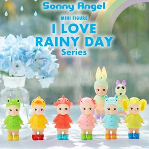 사전 판매 Sonny Angel I Love Rainy Day 시리즈 미스터리 블라인드 박스 Collectible Vinyl Mini Figure 한정판 팬 선물 완구