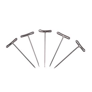 폼 헤드 스타일 T 핀 바늘 마네킹 헤드 유형 바느질 헤어 살롱에 가발에 대 한 100Pcs T-PINS (40mm)