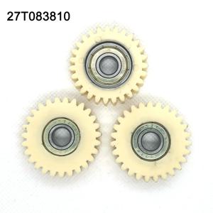 전기 자전거 모터 전기 세발 자전거, 나일론 27 톱니, 8mm 볼 베어링, Ebike 37mm 플라스틱 스퍼 기어, 3 개