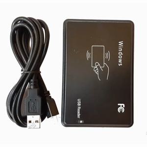 스마트 ID 카드 용 RFID 125KHZ EM4100 USB 리더 마지막 8 디지털 소프트웨어 드라이브 필요 없음 근접 도어 액세스 제어 시스템