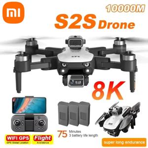 Xiaomi S2S 드론 8K 5G GPS HD 항공 사진 듀얼 카메라 전 방향 장애물 브러시리스 회피 Quadcopter Toys