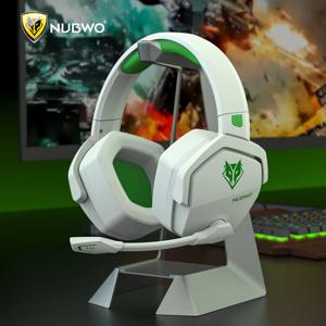 PS5, PS4, PC, 모바일, 스위치 2.4GHz 무선 Bluetooth 헤드폰용 마이크가 포함된 NUBWO G06 듀얼 무선 게임용 헤드셋