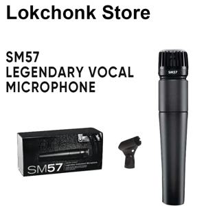 무대 노래를 위한 금속 SM57 카디오이드 다이나믹 마이크 Shure 가라오케 BBOX 녹음 보컬을 위한 전문 유선 마이크