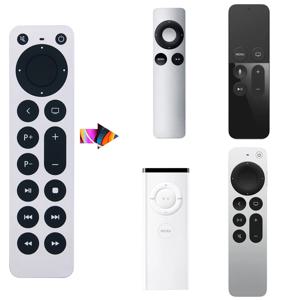 Apple TV 4K/Gen 1 2 3 4/HD A2843 A2737 A2169 A1842 A1625 A1427 A1469 A1378 A1218용 교체용 Apple TV 리모컨(음성 없음)