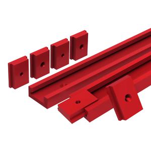 T30 트랙 50cm 알루미늄 T-슬라이더 T 슬롯 마이터 트랙 지그 - 목공 마이터 게이지 가이드 슈트 - 작업대/톱 라우터 테이블 도구