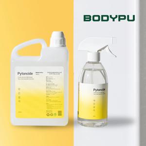 BODYPU 2L+500ml phytoncide 스프레이 편백수 2.5L 편백나무원액 집먼지 진드기 새집증후군 제거방법 침대 이불 곰팡이 냄새제거