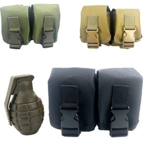 전술 야외 몰리 파우치 싱글 더블 몰리 수류탄 가방 퀵 릴리스 도구 미니 매거진 가방 M67 LBT Airsoft 장비