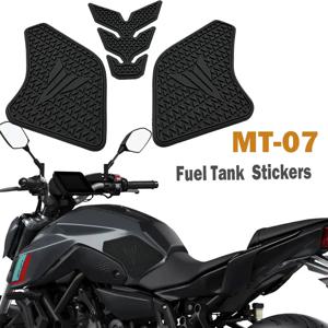2021 2022 2023 YAMAHA MT07 MT-07 MT 07 오토바이 액세서리 미끄럼 방지 측면 연료 탱크 스티커 방수 패드 고무 스티커