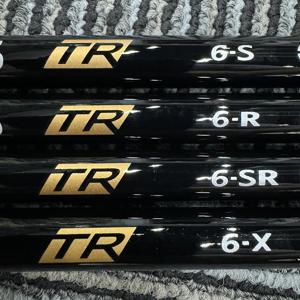 검정색 또는 파란색 TR6 골프 드라이버 흑연 샤프트 S/X 0.335 팁 45인치
