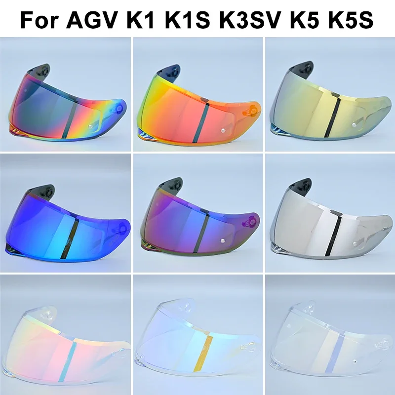AGV K5 K5S K3SV K1 K1S 컴팩트 ST 오토바이 헬멧 바이저 앞 유리 쉴드 오토바이 액세서리 안경 Casco 용 헬멧 렌즈