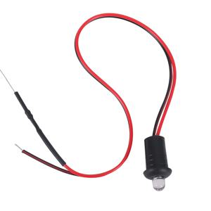 깜박이는 더미 가짜 자동차 알람 대시 마운트, LED 조명 (빨간색), 12V