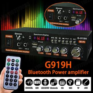 AK45/AK35 800W 가정용 전력 증폭기 2 채널 Bluetooth 5.0 미니 Hifi 디지털 스테레오 사운드 증폭기 지원 FM USB SD 마이크 입력