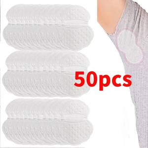 50Pcs 일회용 겨드랑이 겨드랑이 땀 패드 땀 흡수 패치 여름 방취제 부직포 패드 통기성 초박형