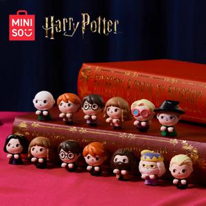 정품 MINISO 미니 콩 해리 포터 경향이 귀여운 블라인드 박스 컴퓨터 펜던트 2 팩 DIY 장식 만화 귀여운 모델 선물
