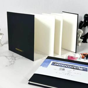 POTENTATE 300Gsm 수채화 접힌 드로잉 패드 오르간 스케치 노트 디자이너 드로잉 아티스트 학생을위한 콜드 프레스 용지