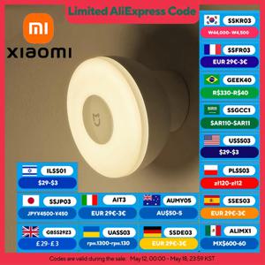 XIAOMI MIJIA 야간 조명 2(자기 디자인 포함),360 °   회전식 조명, 두 가지 조정 가능한 밝기, 모션 및 광 센서 램프