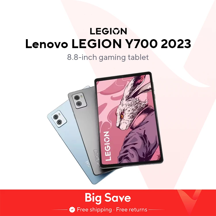 레노버 레전 Y700 2023 스냅드래곤 8 + 옥타 코어, 256GB, 512GB, 144Hz 재생률, ZUI15 와이파이 게이밍 태블릿 PC, 레노버 탭
