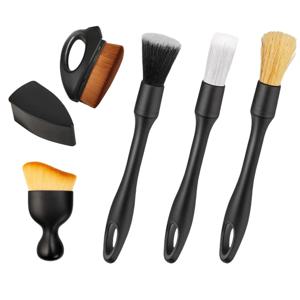 4-5PCS 자동차 자세히 브러시 세트 에어컨 통풍구 깨끗한 틈새 스윕 먼지 먼지 떨이 자동 인테리어 브러시 세차 도구 세트