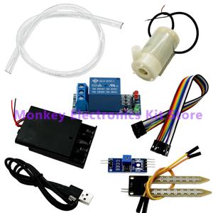 Arduino 자동 관개 모듈 용 워터 펌핑 키트 DIY 키트 토양 수분 감지 자동 워터 펌핑