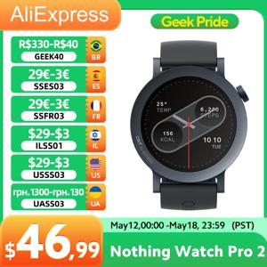 글로벌 버전 CMF Smart Watch Pro 2 1.32인치 AMOLED 100개 이상의 시계 모드 AI 소음 감소 다중 시스템 GPS를 통한 블루투스 통화
