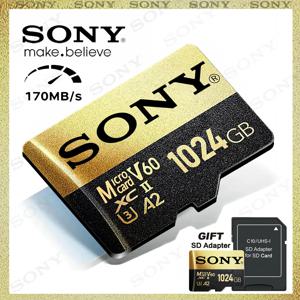소니 마이크로 플래시 SD 카드 익스트림 SD 메모리 카드 128GB TF 플래시 카드 Xiaomi 전화 컴퓨터 용 1TB 512GB 256GB A2 U3 V30 SD