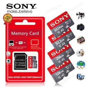소니 마이크로 TF SD 카드 익스트림 1 테라바이트 SD 메모리 카드 클래스 128GB 256GB XiaoMi 용 고속 Cartao De Memoria 플래시 메모리 TF 카드