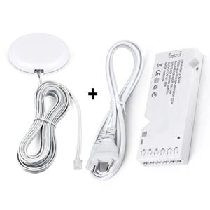 터치 스위치가있는 LED 조명 변압기 DC12V 전원 공급 장치 어댑터 Dupont 포트 LED 스트립 드라이버 DIY 홈 캐비닛 선반 조명