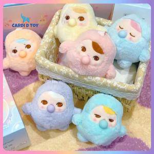 새로운 팝 마트 Pucky 애니메이션 피규어 비니 버블 업 시리즈 블라인드 박스 플러시 펜던트 트렌디 장난감 카와이 인형 맞춤형 선물 완구
