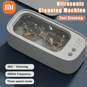 Xiaomi 초음파 안경 청소 45khz 초음파 쥬얼리 클리너 기계 쥬얼리에 대한 고주파 초음파 클린 타이밍