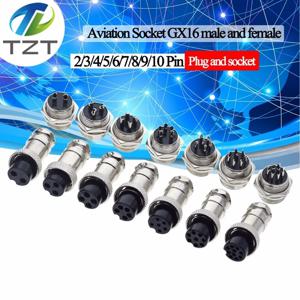 1set GX16 2/3/4/5/6/7/8/9 핀 암수 16mm L70-78 소켓 플러그 와이어 보드 커넥터