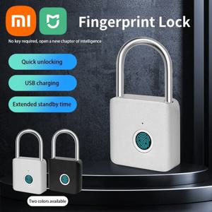 Xiaomi 스마트 지문 자물쇠 IP54 방수 및 녹 방지 자물쇠 스마트 전자 도난 방지 암호 잠금 캐비닛 서랍