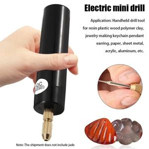 DIY 전기 USB 전기 드릴 핸드 헬드 미니 전기 드릴 도구 에폭시 수지 쥬얼리 만들기 나무 공예 조각 펜 도구