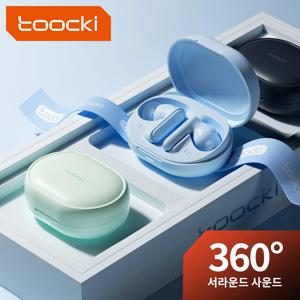 Toocki XA96 이어폰 Bluetooth 5.3 무선 헤드폰 고속 충전 터치 컨트롤 이어 버드 HiFi 스테레오 긴 배터리 스포츠 헤드셋