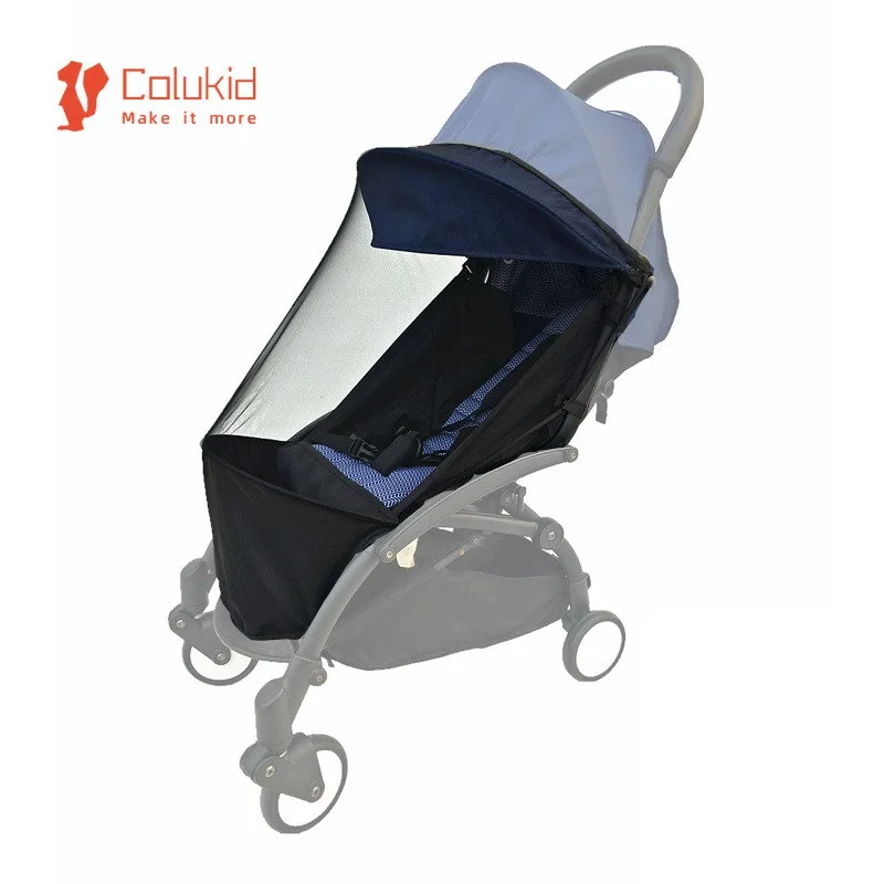 Baby Stroller 액세서리 Babyzen Yoyo 2 Yoyo2 Yoya 유모차 용 발 주머니가있는 모기장