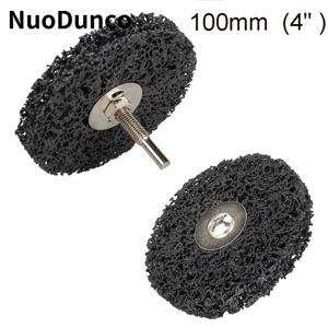 NuoDunco 100mm 산호 디스크 폴리 스트립 디스크 전기 드릴 그라인딩 디스크 다이 그라인더 기계 금속 목공 스톤 그라인딩