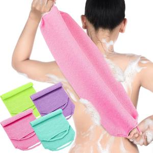 1pc 엑스 폴리 에이 팅 목욕 타올 바디 백 스크러버 벨트 목욕 신축성있는 전신 수건 슈퍼 흡수성 타올 욕실 용품