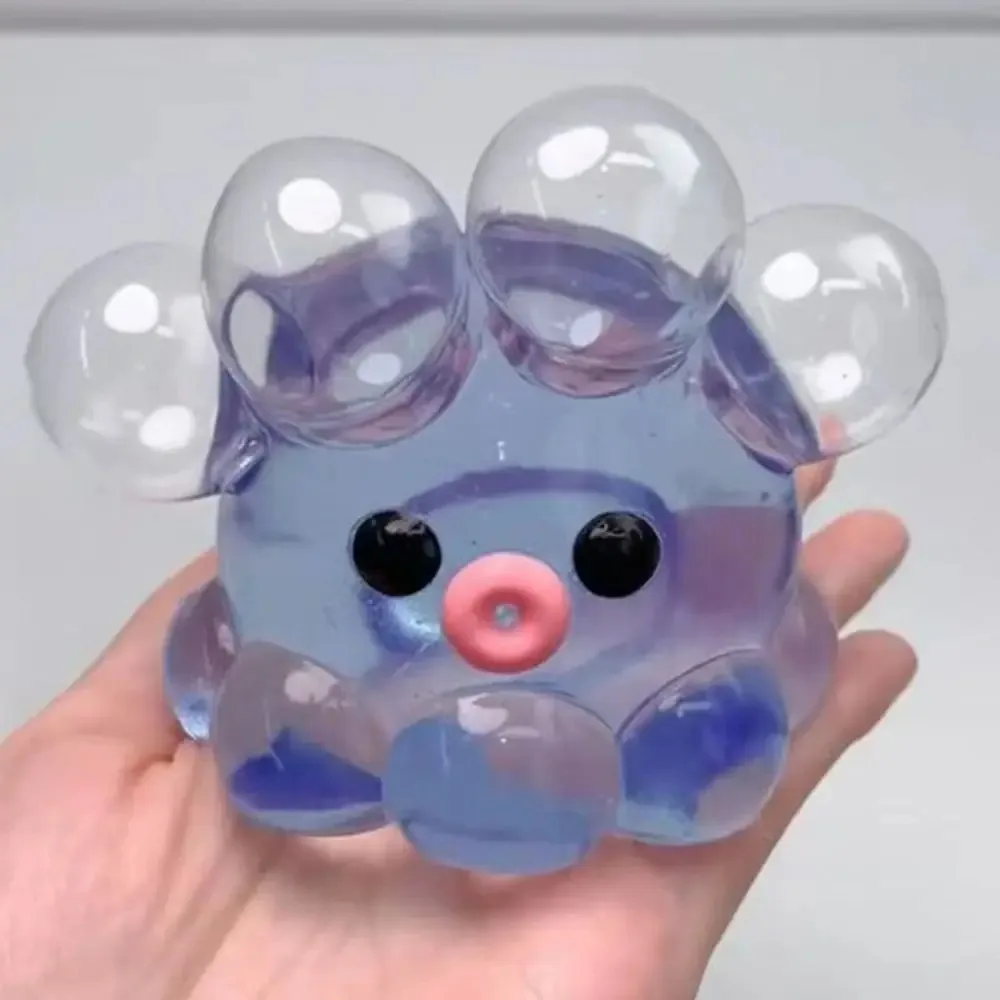 Squishy Bubble Pop Fidget 장난감, Squeeze 감각 공 및 문어 포퍼, 성인용 항불안 장난감 어린이, ASMR 재미있는 파티 선물