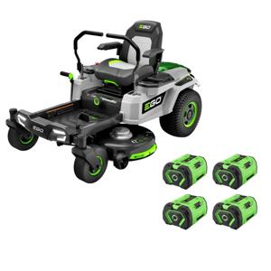 빠른 배송 Ego 42 Power + Z6 제로 턴 모어(10.0Ah 배터리 4개 및 1600W 충전기 포함)