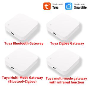 Tuya 스마트 다중 모드 ZigBee 게이트웨이 Bluetooth 메시 허브 브리지 Alexa Google 홈을 통해 Tuya 스마트 앱 음성 제어와 함께 작동