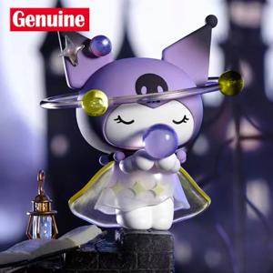 정품 Sanrio Kuromi 늑대 인간 블라인드 박스 유행 놀이 수제 인형 소녀 선물 장식 데스크탑 장식 수제 모델 완구