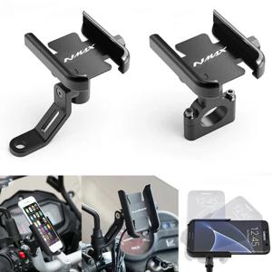 Yamaha Nmax N-max 125 155 NMAX125 NMAX155 액세서리 오토바이 핸들 바 휴대 전화 홀더 GPS 스탠드 브래킷