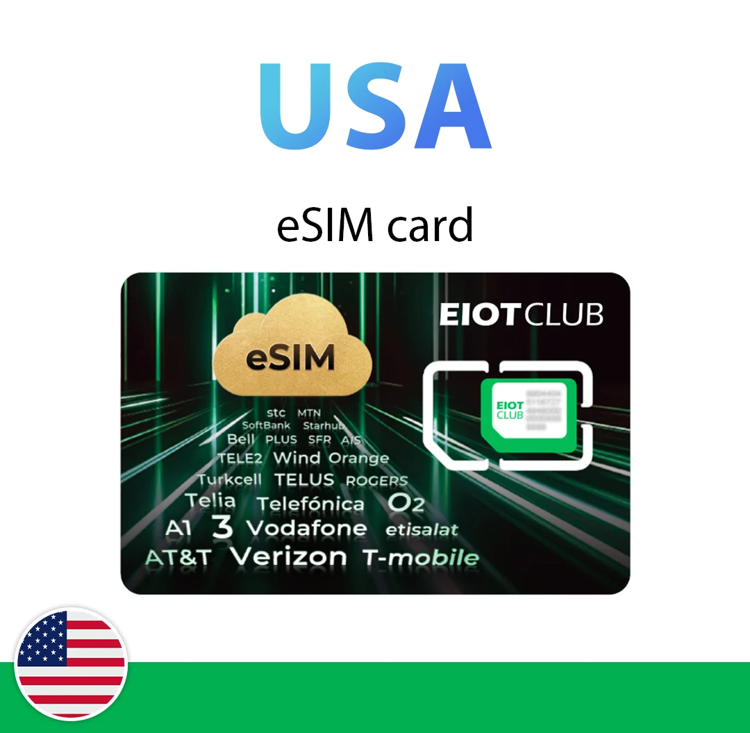 EIOTCLUB 안드로이드 및 iOS용 eSIM 카드, 무제한 다운로드, 여행 및 비즈니스용, 완벽한 세컨드 폰 카드